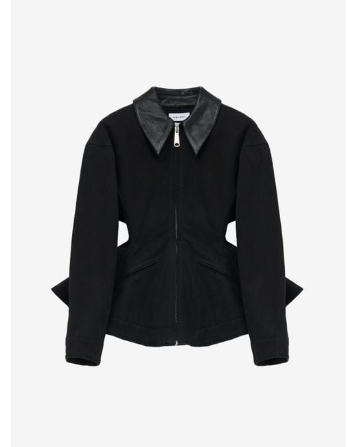 Alexander McQueen Black Bird Tail Back Jacket​