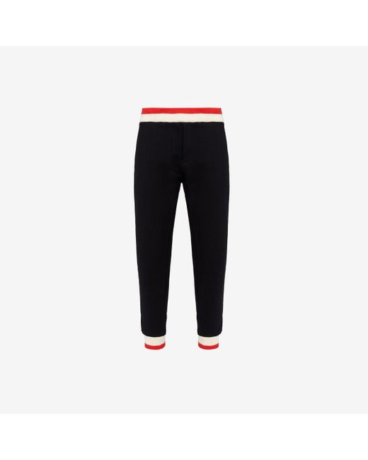 Mens store striped joggers