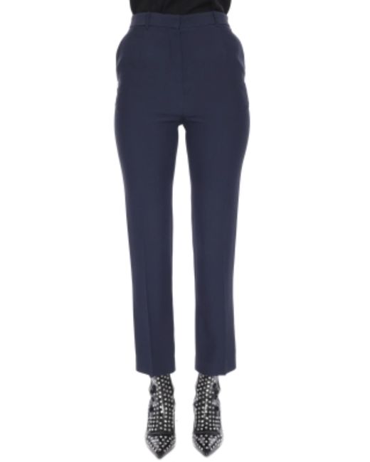 McQueen Blue Cigarette Trouser