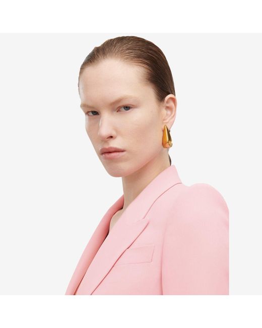 Alexander McQueen Natural Gold Claw Earrings