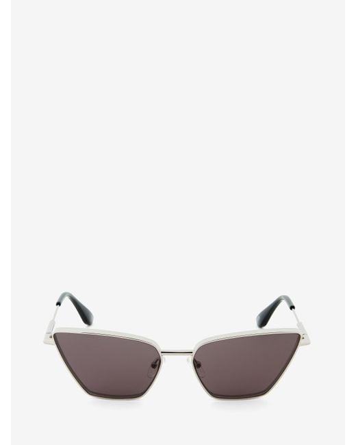 Occhiali Da Sole Cat-Eye di Alexander McQueen in Multicolor