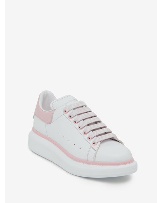 Alexander McQueen White Pink Oversized Sneaker