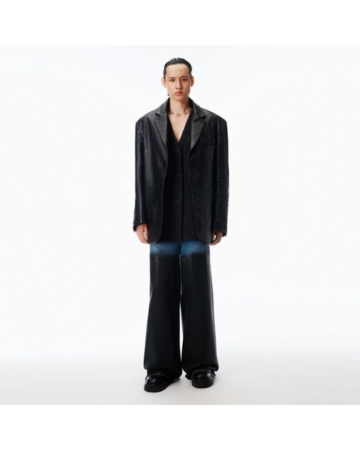Alexander Wang Black Boxy Blazer