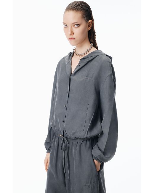 Alexander Wang Blue Mid-Rise Trackpant