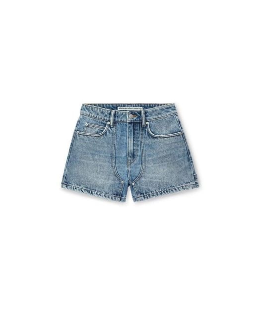 Alexander Wang Multicolor High-Waist Workwear Shorts