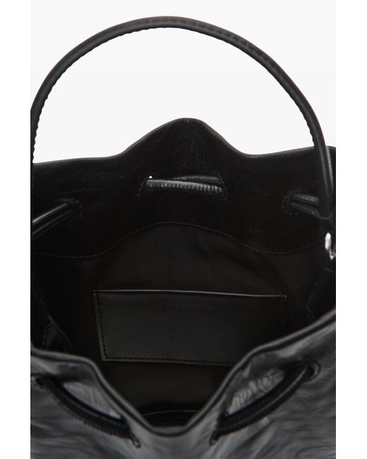 Alexander Wang Black Dome Mini Bucket Bag