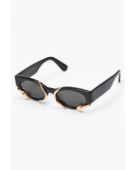 Alexander Wang M.priss Sunglasses in Black | Lyst