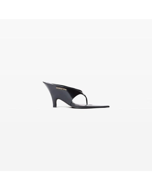 Alexander Wang Black Irina 90Mm Pointy Toe Sandal