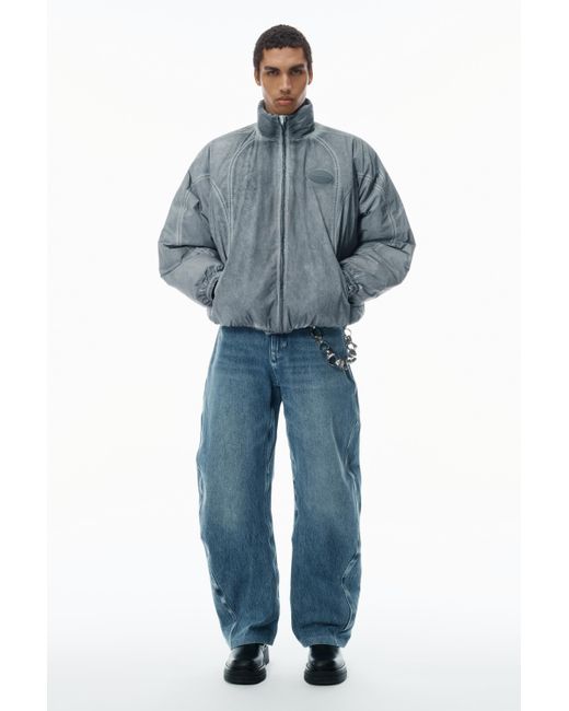 Alexander Wang Blue Unisex Padded Track Jacket