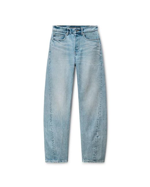 Alexander Wang Blue Float Bleach Mid-Rise Jeans