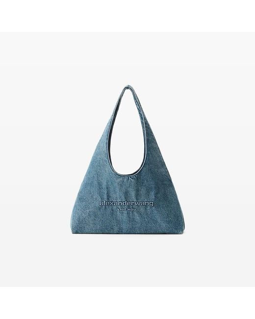 Alexander Wang Blue Pike Denim Medium Shoulder