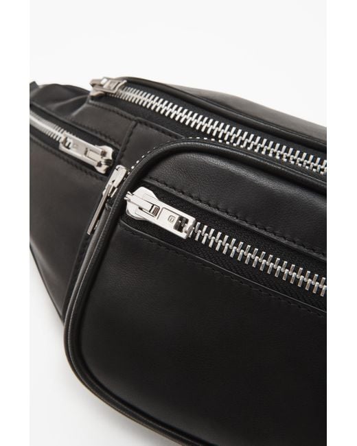 Alexander Wang White Attica Fanny Pack In Nappa Leather