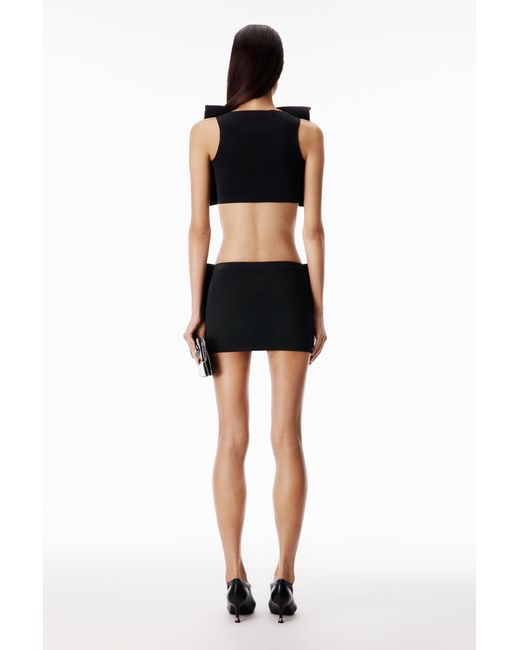 Alexander Wang Black Frame Mini Skirt
