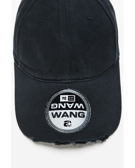 Alexander Wang Blue Logo Sticker Cap