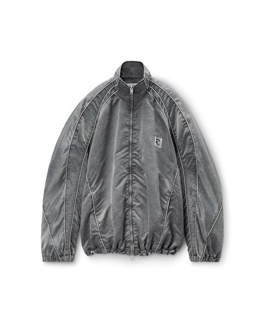 Alexander Wang Oversized Piped Track Jacket in Black for Men | Lyst UK