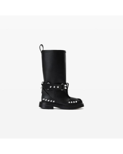 Alexander Wang Black Dixon Buckle Boot