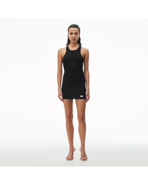 Alexander Wang Black Racer Tank Loungewear Dress