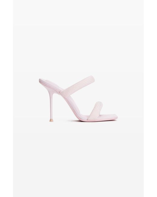 Alexander Wang Green Julie 105Mm Tubular Webbing Sandal