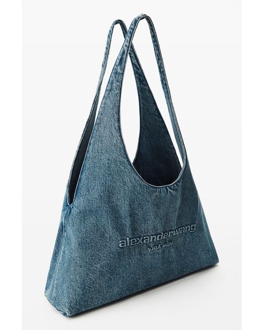 Alexander Wang Blue Pike Denim Medium Shoulder