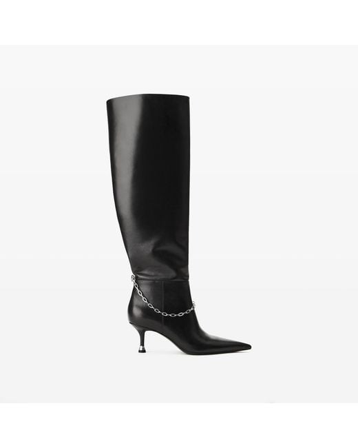 Alexander Wang Black Akila Slouch Boot