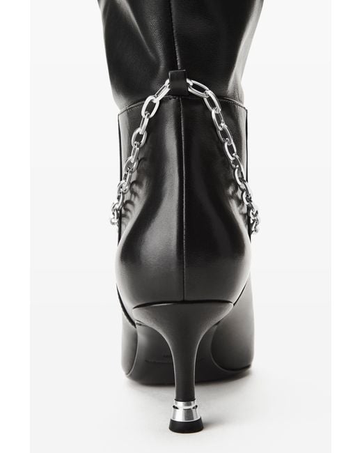 Alexander Wang Black Akila Slouch Boot
