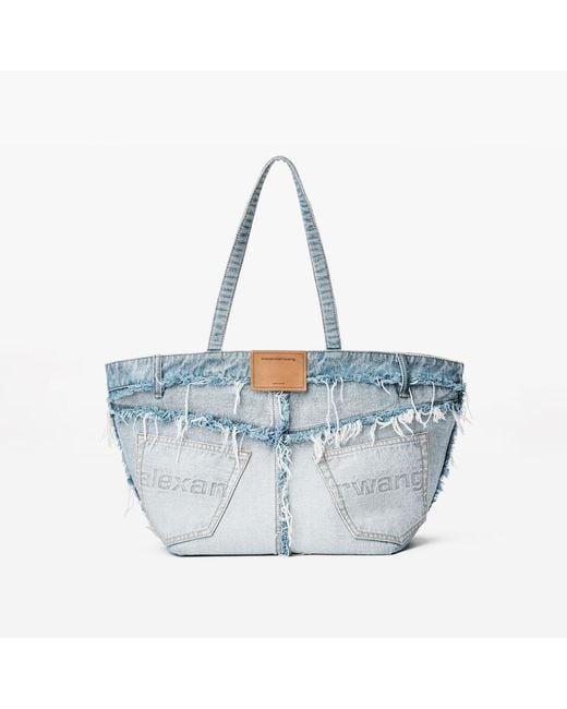 Alexander Wang Blue Punch Denim Large Tote