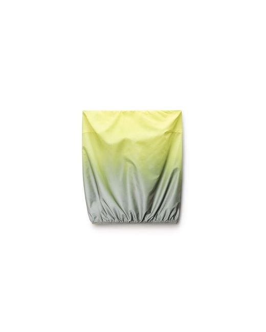 Alexander Wang Green Reflective Strapless Bubble Top