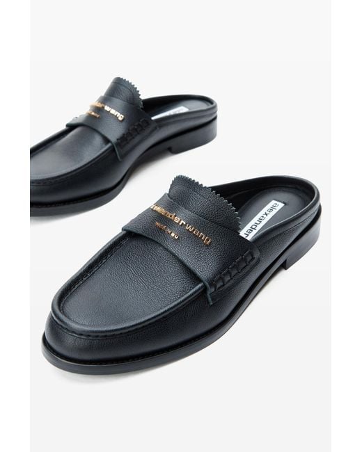 Alexander Wang Black Carter Loafers