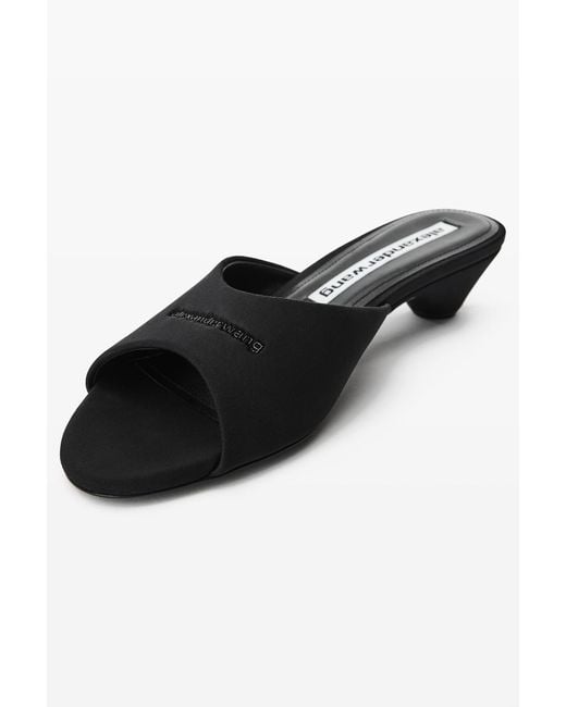 Alexander Wang Black Cher Kitten Mule