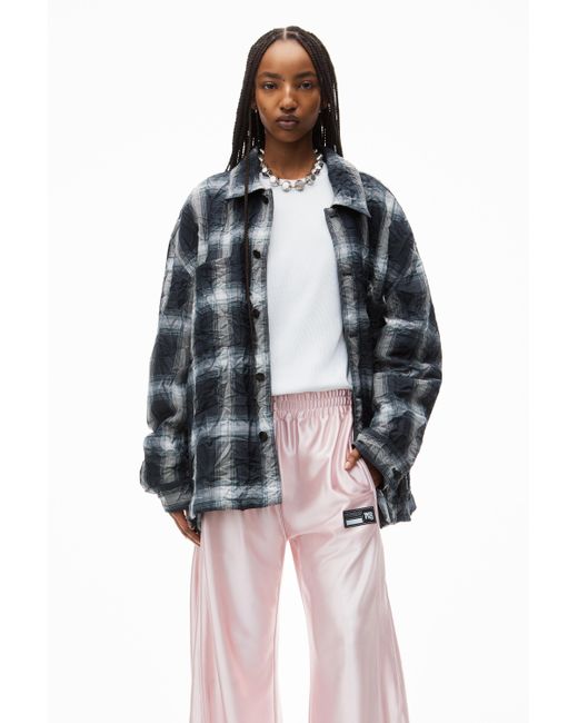 Alexander Wang Multicolor Logo Track Pant With Piping