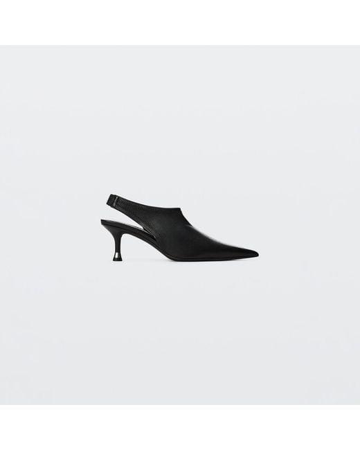 Alexander Wang Black Fei 65Mm Stretch Slingback
