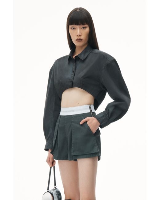 Alexander Wang High waisted Cargo Rave Short Lyst UK