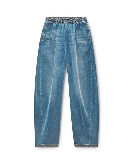 Alexander Wang Blue Vintage Medium Stars & Stripes Shorty