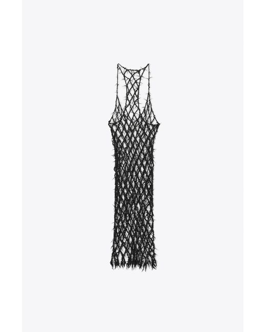 Alexander Wang Black Barbed Wire Dress