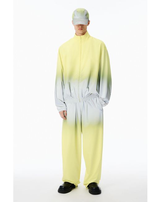 Alexander Wang Yellow Reflective Track Jacket for men