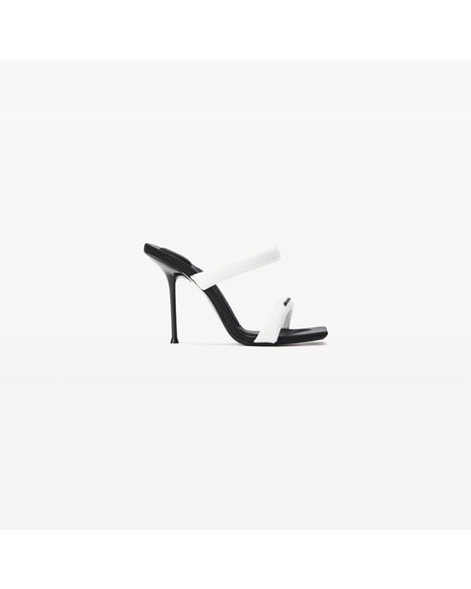 Alexander Wang White Julie Tubular Webbing Sandal