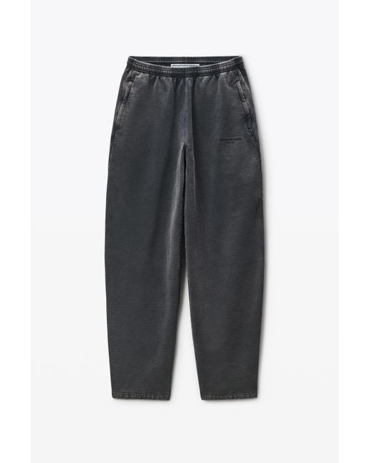 Alexander Wang Black Wide-leg Sweatpants