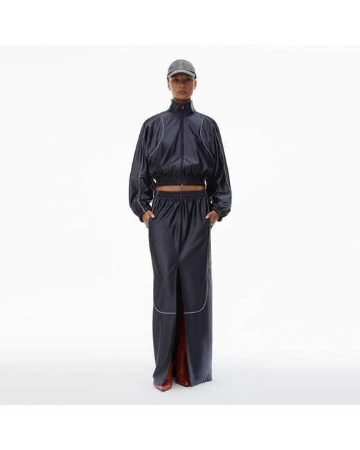 Alexander Wang Blue Deconstructed Track Jacket
