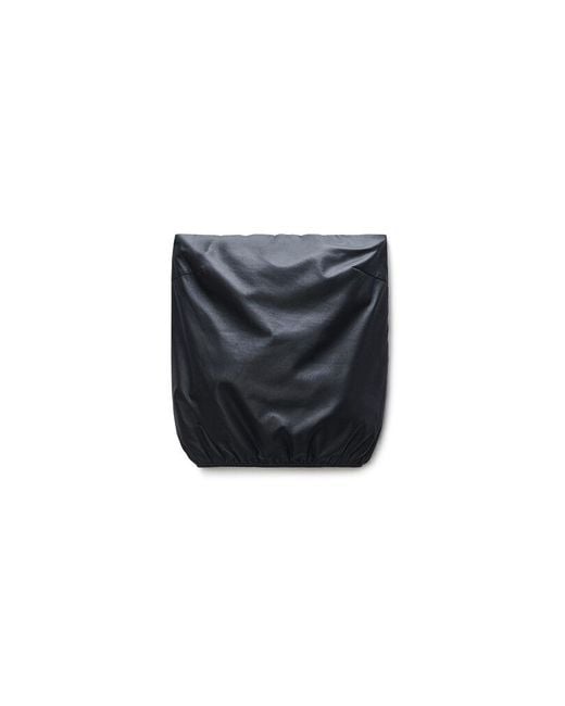 Alexander Wang Black Leather Bubble Top