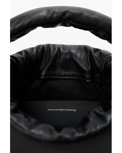 Alexander Wang Black Ryan Puff Mini Bag In Lambskin Leather