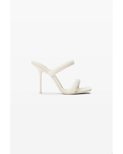Alexander Wang Natural Julie 105Mm Nylon Tubular Sandal