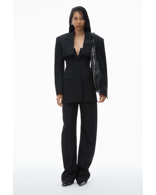 Alexander Wang Black Pre-styled Blazer Dress