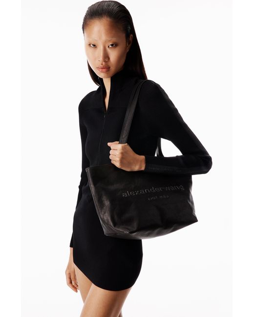 Alexander Wang White Logo Track Stripe Dress