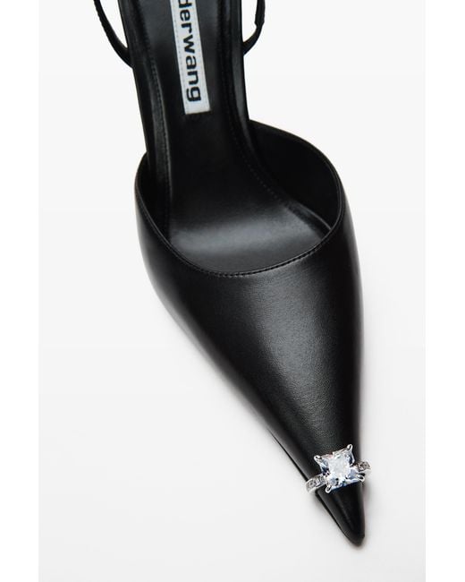 Alexander Wang Black Akilita 105Mm Slingback