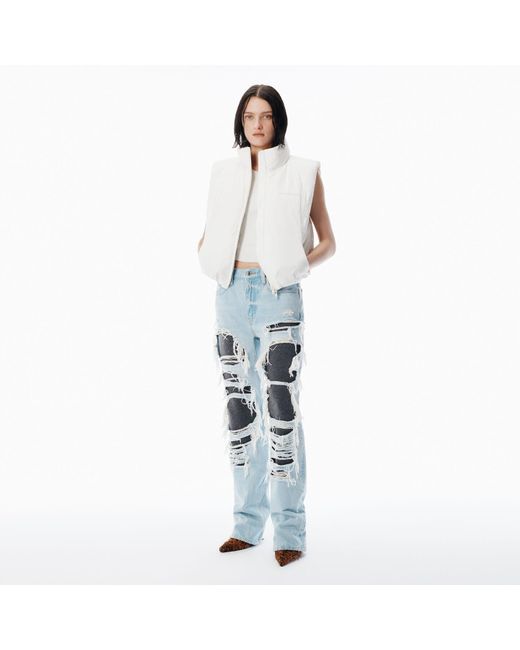 Alexander Wang Blue Essential Puffer Vest