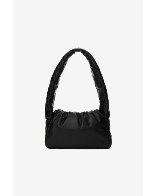 Alexander Wang Black Ryan Puff Small Bag In Buttery Leather