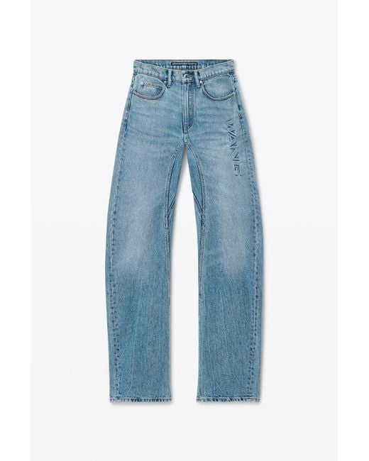 Alexander Wang ☆ブルー Articulated ジーンズ Alexander Wang Articulated Denim Jeans With High-frequency