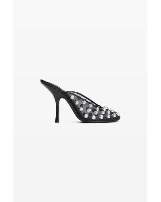 Alexander Wang Black Rhodes 105mm Sandal