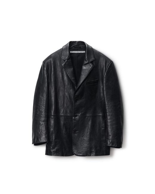 Alexander Wang Black Boxy Blazer