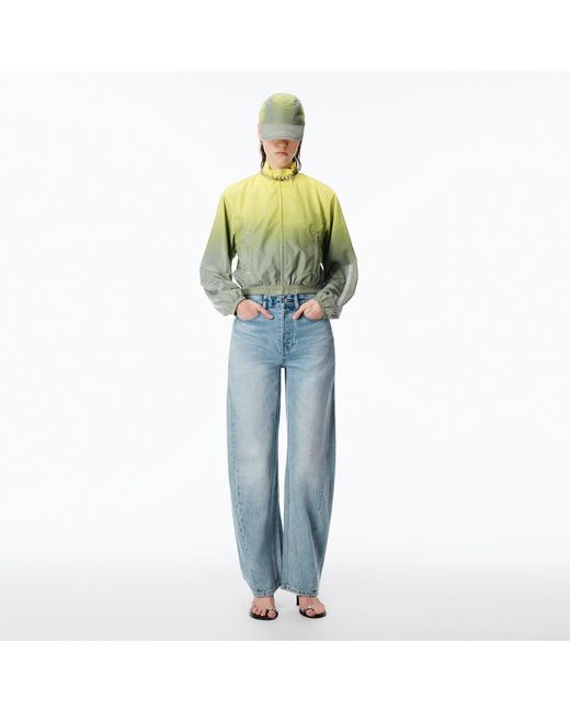 Alexander Wang Blue Float Bleach Mid-Rise Jeans